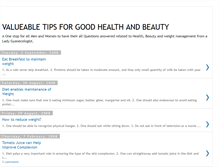 Tablet Screenshot of good-health-beauty-sex-tips.blogspot.com