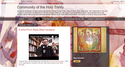 Desktop Screenshot of communityholytrinity.blogspot.com