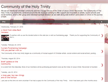 Tablet Screenshot of communityholytrinity.blogspot.com