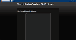 Desktop Screenshot of edc2012.blogspot.com