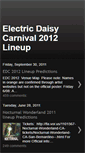 Mobile Screenshot of edc2012.blogspot.com