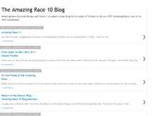 Tablet Screenshot of amazing-race10.blogspot.com