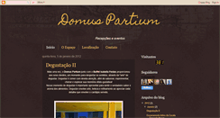 Desktop Screenshot of domuspartium.blogspot.com