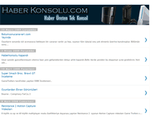 Tablet Screenshot of haberkonsolu.blogspot.com