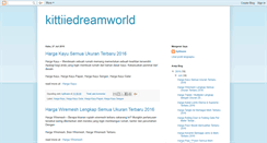 Desktop Screenshot of kittiiedreamworld.blogspot.com