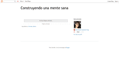 Desktop Screenshot of construyendounamentesana.blogspot.com