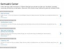 Tablet Screenshot of gertrudscorner.blogspot.com