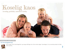 Tablet Screenshot of koseligkaos.blogspot.com