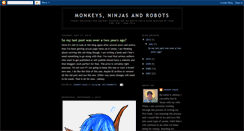 Desktop Screenshot of monkeyninjarobot.blogspot.com