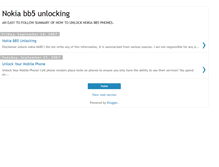 Tablet Screenshot of nokiabb5-unlocking.blogspot.com