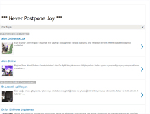Tablet Screenshot of neverpostponejoy.blogspot.com