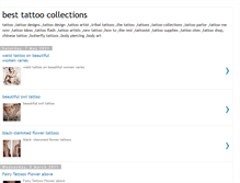 Tablet Screenshot of besttattoocollections99.blogspot.com