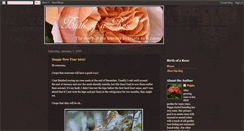 Desktop Screenshot of birthofarose.blogspot.com