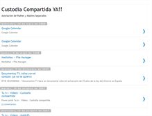 Tablet Screenshot of custodia-compartida-ya.blogspot.com