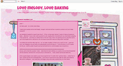 Desktop Screenshot of lovemelody-lovebaking.blogspot.com