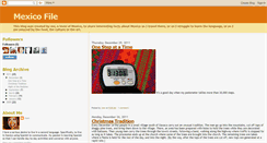 Desktop Screenshot of mexicofile.blogspot.com