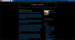 Desktop Screenshot of growingcannasfromseed.blogspot.com