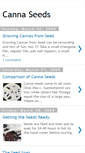 Mobile Screenshot of growingcannasfromseed.blogspot.com