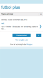 Mobile Screenshot of futbolplusygoltv.blogspot.com