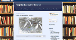 Desktop Screenshot of hospitalexecs.blogspot.com