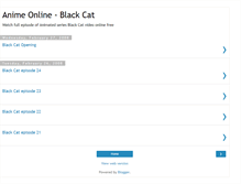 Tablet Screenshot of online-blackcat.blogspot.com