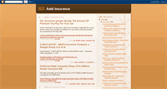 Desktop Screenshot of addiinsurance.blogspot.com