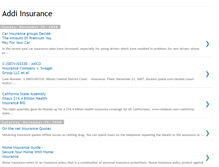 Tablet Screenshot of addiinsurance.blogspot.com
