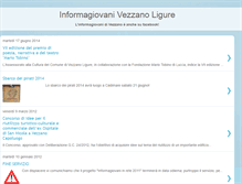 Tablet Screenshot of informagiovanivezzanoligure.blogspot.com