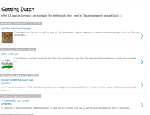 Tablet Screenshot of gettingdutch.blogspot.com