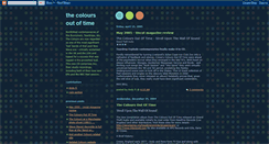 Desktop Screenshot of coloursoutoftime.blogspot.com