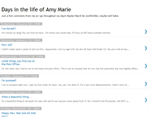 Tablet Screenshot of amymarie1001.blogspot.com