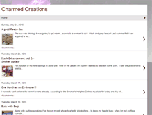 Tablet Screenshot of charmedcreations.blogspot.com