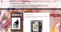 Desktop Screenshot of cardsbyjennifer.blogspot.com