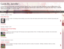 Tablet Screenshot of cardsbyjennifer.blogspot.com
