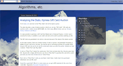 Desktop Screenshot of algorithmsetc.blogspot.com