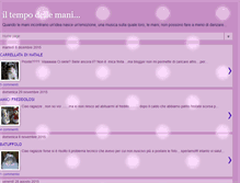 Tablet Screenshot of iltempodellemani.blogspot.com