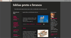 Desktop Screenshot of ideiaspretoebranco.blogspot.com