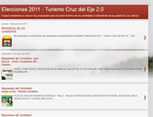 Tablet Screenshot of debateturismocde2011.blogspot.com