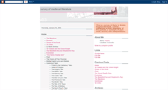 Desktop Screenshot of medievallit.blogspot.com
