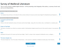 Tablet Screenshot of medievallit.blogspot.com