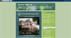 Desktop Screenshot of karaoke2000vip.blogspot.com