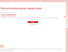 Tablet Screenshot of entertainmentcomputergadgetpower.blogspot.com