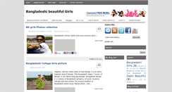 Desktop Screenshot of bangladeshibeautifulgirl.blogspot.com