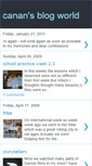 Mobile Screenshot of canansblogworld.blogspot.com