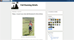 Desktop Screenshot of fellrunningbriefs.blogspot.com