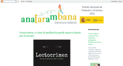 Desktop Screenshot of anatarambana.blogspot.com