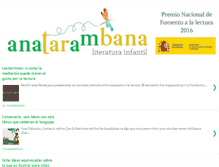 Tablet Screenshot of anatarambana.blogspot.com