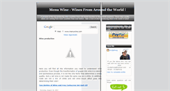 Desktop Screenshot of menuwine.blogspot.com