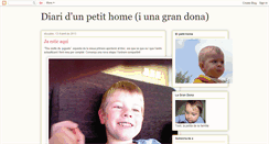 Desktop Screenshot of diaridunpetithome.blogspot.com