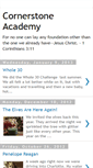 Mobile Screenshot of cornerstoneacad.blogspot.com